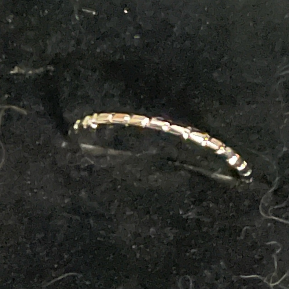 New Woman’s Silver Handmade Hammered Minimalist Boho Ring - Picture 5 of 7